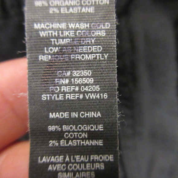 Vuori Womens Wide Leg Ripstop Pants size S Crop Drawstring Charcoal Gray VW416 - Picture 4 of 10